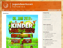 Tablet Screenshot of jugendwerkstatt-hoenow.de